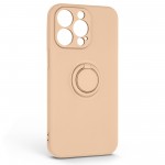 Чехол накладка ArmorStandart TPU Icon Ring для Apple iPhone 13 Pro Pink Sand (ARM68666)