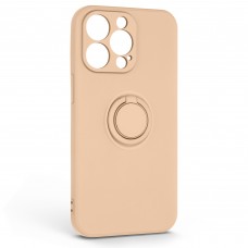 Чехол накладка ArmorStandart TPU Icon Ring для Apple iPhone 13 Pro Pink Sand (ARM68666)