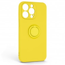 Чехол накладка ArmorStandart TPU Icon Ring для Apple iPhone 13 Pro Yellow (ARM68667)
