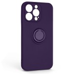 Чехол накладка ArmorStandart TPU Icon Ring для Apple iPhone 13 Pro Dark Purple (ARM68668) Чехол накладка ArmorStandart TPU Icon Ring для Apple iPhone 13 Pro Dark Purple (ARM68668)