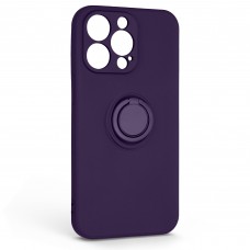 Чехол накладка ArmorStandart TPU Icon Ring для Apple iPhone 13 Pro Dark Purple (ARM68668)