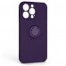Чехол накладка ArmorStandart TPU Icon Ring для Apple iPhone 13 Pro Dark Purple (ARM68668)