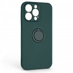 Чехол накладка ArmorStandart TPU Icon Ring для Apple iPhone 13 Pro Dark Green (ARM68669)