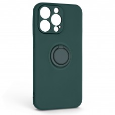 Чехол накладка ArmorStandart TPU Icon Ring для Apple iPhone 13 Pro Dark Green (ARM68669)
