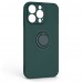 Чехол накладка ArmorStandart TPU Icon Ring для Apple iPhone 13 Pro Dark Green (ARM68669)