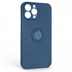 Чехол накладка ArmorStandart TPU Icon Ring для Apple iPhone 13 Pro Max Blue (ARM68676)