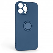 Чехол накладка ArmorStandart TPU Icon Ring для Apple iPhone 13 Pro Max Blue (ARM68676)