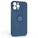 Чехол накладка ArmorStandart TPU Icon Ring для Apple iPhone 13 Pro Max Blue (ARM68676)