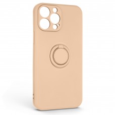 Чехол накладка ArmorStandart TPU Icon Ring для Apple iPhone 13 Pro Max Pink Sand (ARM68677)