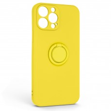 Чехол накладка ArmorStandart TPU Icon Ring для Apple iPhone 13 Pro Max Yellow (ARM68678)