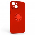 Чехол накладка ArmorStandart TPU Icon Ring для Apple iPhone 14 Red (ARM68686)