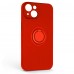 Чехол накладка ArmorStandart TPU Icon Ring для Apple iPhone 14 Red (ARM68686)