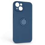 Чехол накладка ArmorStandart TPU Icon Ring для Apple iPhone 14 Blue (ARM68687)