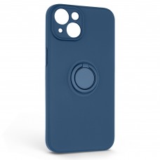 Чехол накладка ArmorStandart TPU Icon Ring для Apple iPhone 14 Blue (ARM68687)