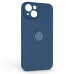 Чехол накладка ArmorStandart TPU Icon Ring для Apple iPhone 14 Blue (ARM68687)