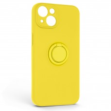 Чехол накладка ArmorStandart TPU Icon Ring для Apple iPhone 14 Yellow (ARM68689)