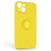 Чехол накладка ArmorStandart TPU Icon Ring для Apple iPhone 14 Yellow (ARM68689)