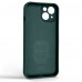 Чехол накладка ArmorStandart TPU Icon Ring для Apple iPhone 14 Dark Green (ARM68691)