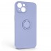 Чехол накладка ArmorStandart TPU Icon Ring для Apple iPhone 14 Lavender (ARM68693)