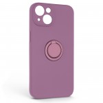 Чехол накладка ArmorStandart TPU Icon Ring для Apple iPhone 14 Grape (ARM68695)