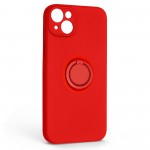 Чехол накладка ArmorStandart TPU Icon Ring для Apple iPhone 14 Plus Red (ARM68697)