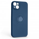 Чехол накладка ArmorStandart TPU Icon Ring для Apple iPhone 14 Plus Blue (ARM68698)