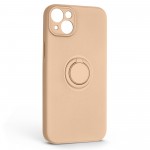 Чехол накладка ArmorStandart TPU Icon Ring для Apple iPhone 14 Plus Pink Sand (ARM68699)