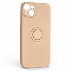 Чехол накладка ArmorStandart TPU Icon Ring для Apple iPhone 14 Plus Pink Sand (ARM68699)