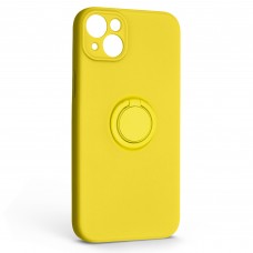 Чехол накладка ArmorStandart TPU Icon Ring для Apple iPhone 14 Plus Yellow (ARM68700)