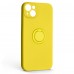 Чехол накладка ArmorStandart TPU Icon Ring для Apple iPhone 14 Plus Yellow (ARM68700)