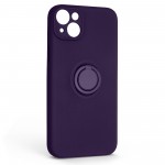 Чехол накладка ArmorStandart TPU Icon Ring для Apple iPhone 14 Plus Dark Purple (ARM68701)