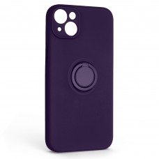 Чехол накладка ArmorStandart TPU Icon Ring для Apple iPhone 14 Plus Dark Purple (ARM68701)
