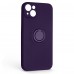Чехол накладка ArmorStandart TPU Icon Ring для Apple iPhone 14 Plus Dark Purple (ARM68701)