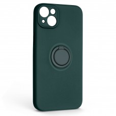 Чехол накладка ArmorStandart TPU Icon Ring для Apple iPhone 14 Plus Dark Green (ARM68702)