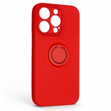 Чехол накладка ArmorStandart TPU Icon Ring для Apple iPhone 14 Pro Red (ARM68708)