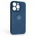 Чехол накладка ArmorStandart TPU Icon Ring для Apple iPhone 14 Pro Blue (ARM68709)