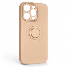Чехол накладка ArmorStandart TPU Icon Ring для Apple iPhone 14 Pro Pink Sand (ARM68710)