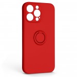 Чехол накладка ArmorStandart TPU Icon Ring для Apple iPhone 14 Pro Max Red (ARM68719)
