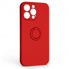 Чехол накладка ArmorStandart TPU Icon Ring для Apple iPhone 14 Pro Max Red (ARM68719)