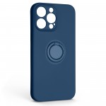Чехол накладка ArmorStandart TPU Icon Ring для Apple iPhone 14 Pro Max Blue (ARM68720)