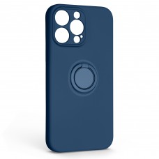 Чехол накладка ArmorStandart TPU Icon Ring для Apple iPhone 14 Pro Max Blue (ARM68720)