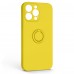 Чехол накладка ArmorStandart TPU Icon Ring для Apple iPhone 14 Pro Max Yellow (ARM68722)