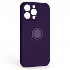 Чехол накладка ArmorStandart TPU Icon Ring для Apple iPhone 14 Pro Max Dark Purple (ARM68723)
