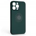Чехол накладка ArmorStandart TPU Icon Ring для Apple iPhone 14 Pro Max Dark Green (ARM68724)