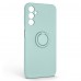 Чехол накладка ArmorStandart TPU Icon Ring для Samsung A14 4G / A14 5G Mint (ARM68760)