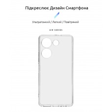 Чехол накладка ArmorStandart TPU Air Series для Tecno Camon 20 Pro 4G Camera cover Transparent (ARM68913)