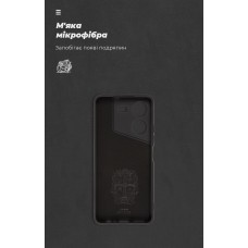 Чехол накладка ArmorStandart TPU ICON для Tecno Pova 5 4G Camera cover Black (ARM68920)