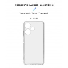 Чехол накладка ArmorStandart TPU Air Series для Infinix Hot 30i (X669) / Hot 30i NFC (X669D) Camera cover Transparent (ARM69002)