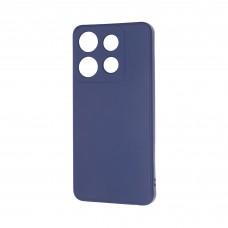 Чехол накладка TPU Armorstandart Matte Slim Fit для Infinix Smart 7 Camera cover Blue (ARM69076)