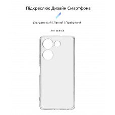 Чехол накладка ArmorStandart TPU Air Series для Tecno Camon 20 4G Camera cover Transparent (ARM69120)